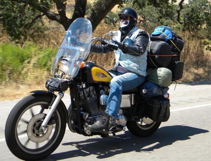 me on bike